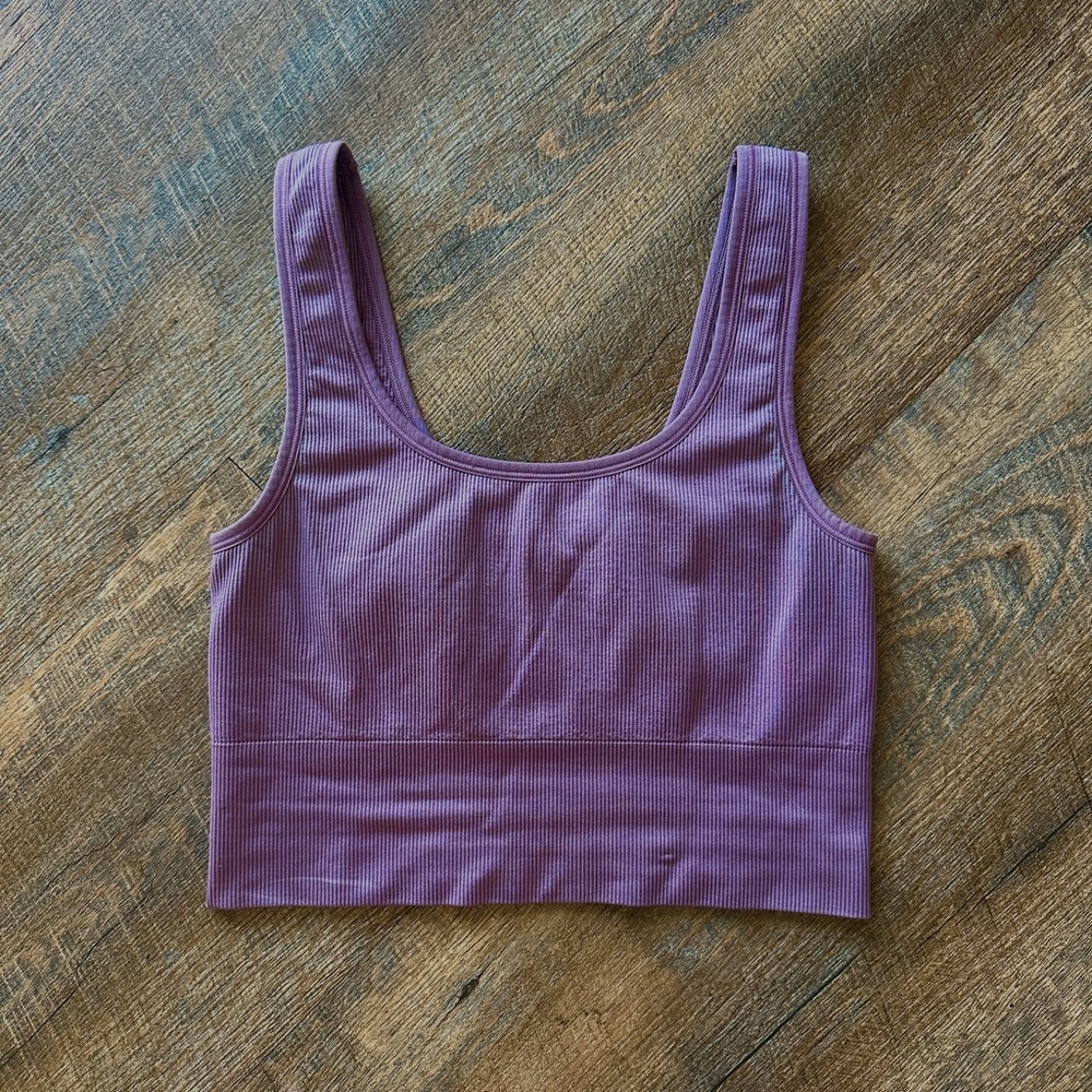 Athleta Aurora Seamless Scoop Crop Tank